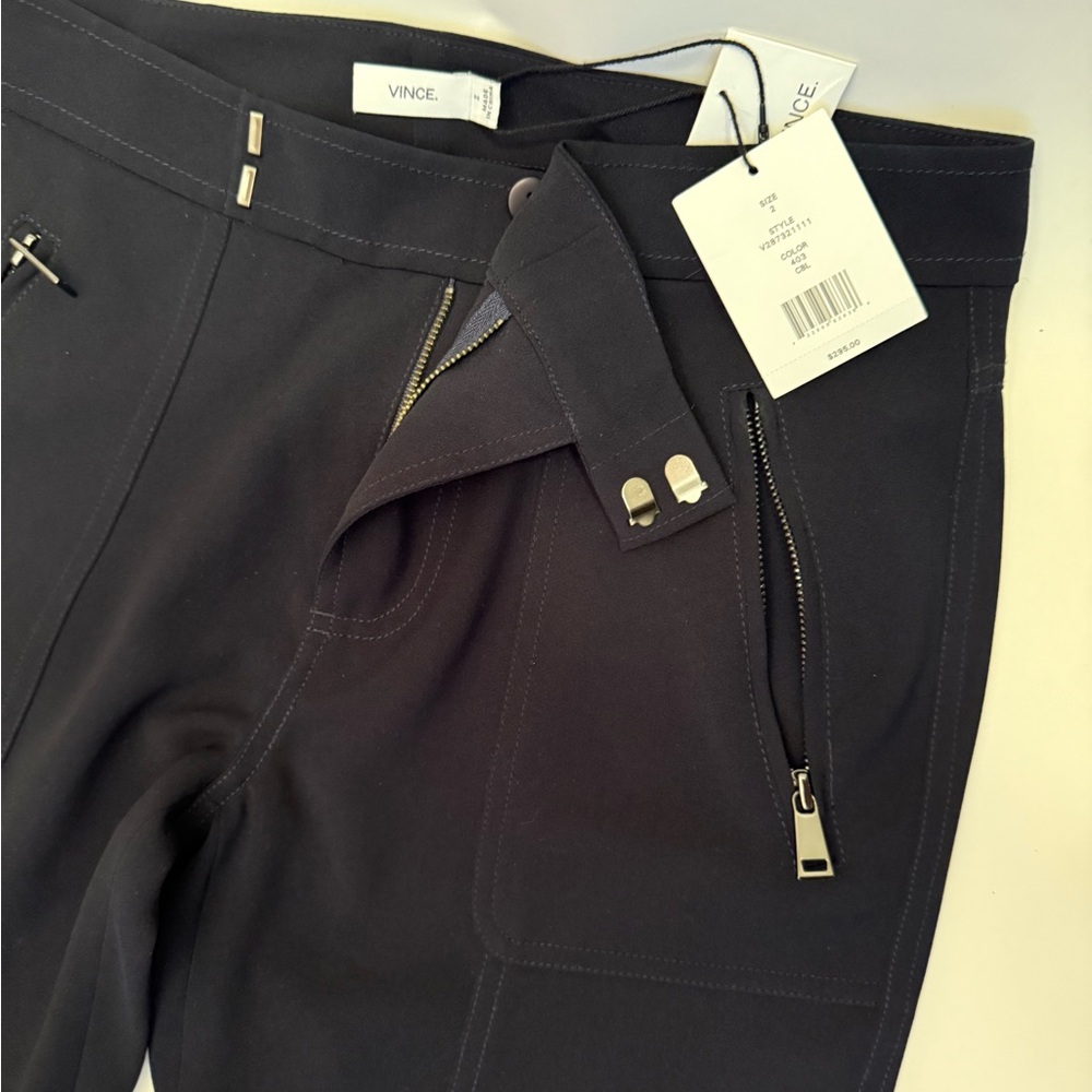 Vince NWT Midnight Blue Modern Ankle Pants - Picture 2 of 7